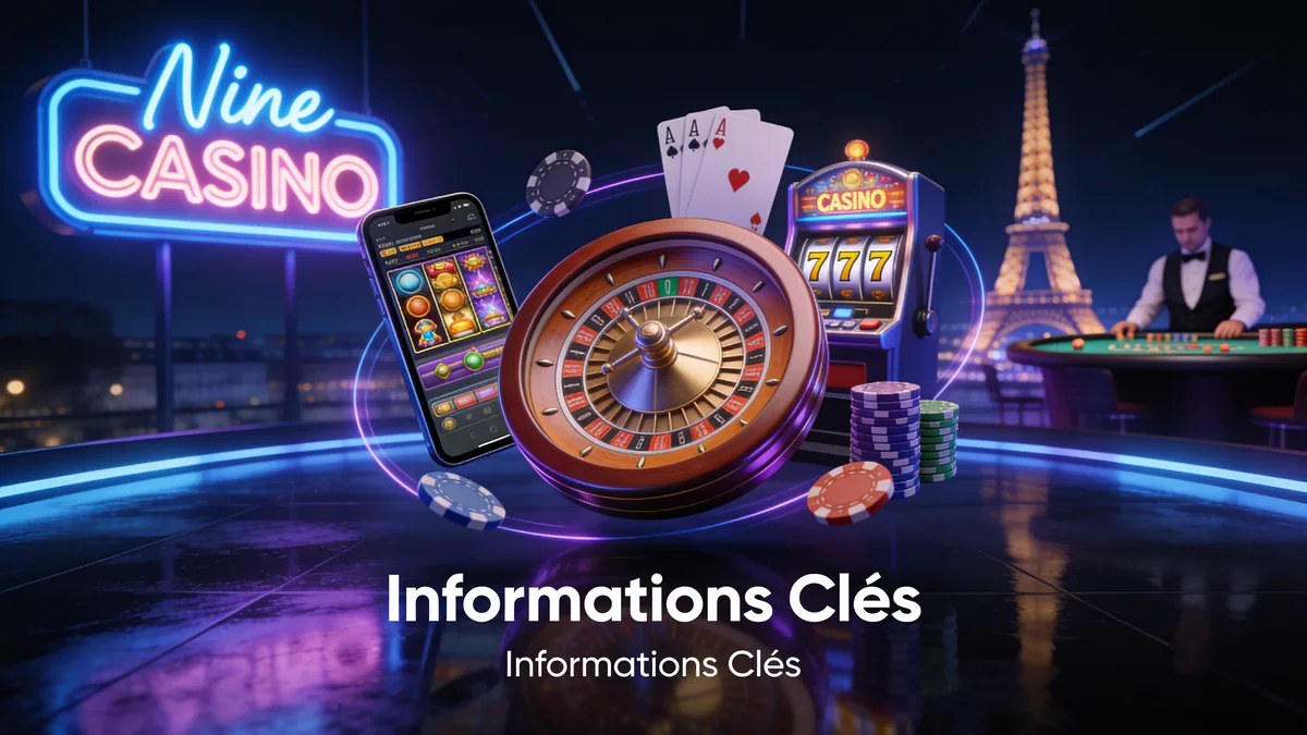Nine Casino : Informations Clés : guide nine casino pour les joueurs en France